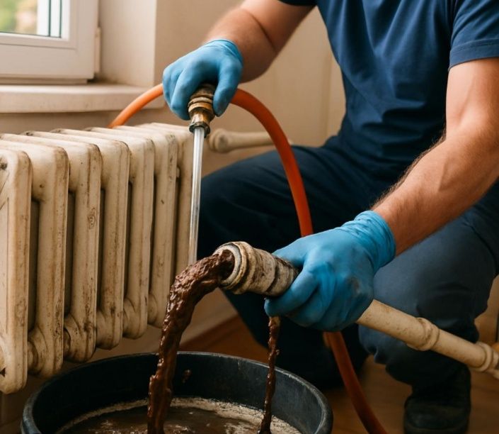 Промывка системы отопления