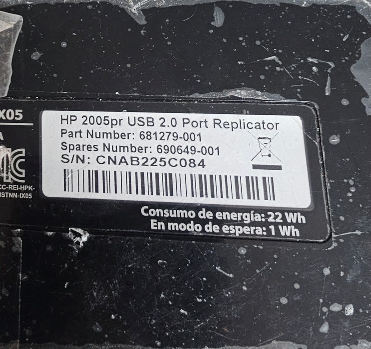 Docking Station HP 2005pr