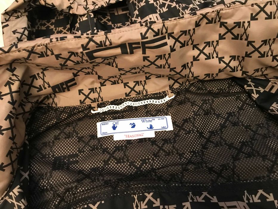 Off-White geaca L-XL oversize, originala, retail 1190 euro