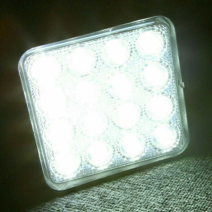 LED Диоден Халоген Фар Прожектор 48W ЛЕД 12V 24V