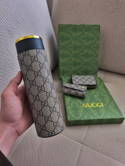 Комплект Gucci – термос, портфейл и калъф за ключове