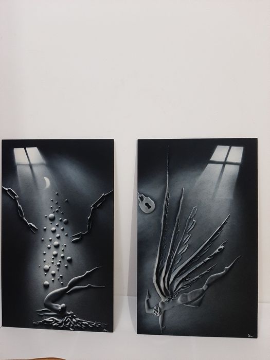 Tablou basorelief canvas