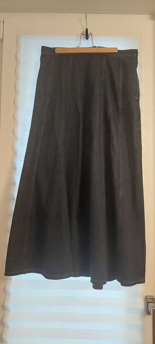 Дънкова макси пола Massimo Dutti р-р L/40