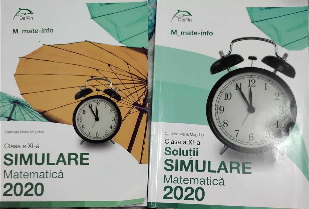 Culegeri pentru Bac și liceu: matematică X–XII, biologie, română.