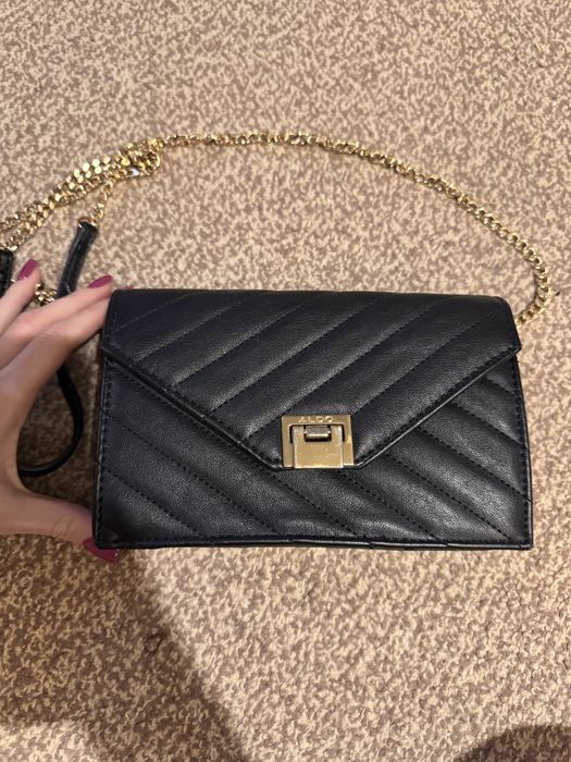 Черна чанта за рамо Aldo