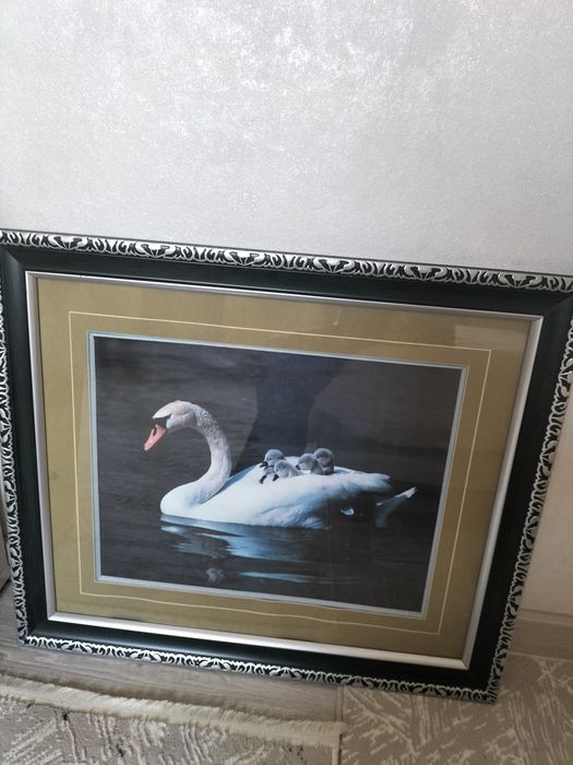 Картина настенная "Лебеди" 75*63