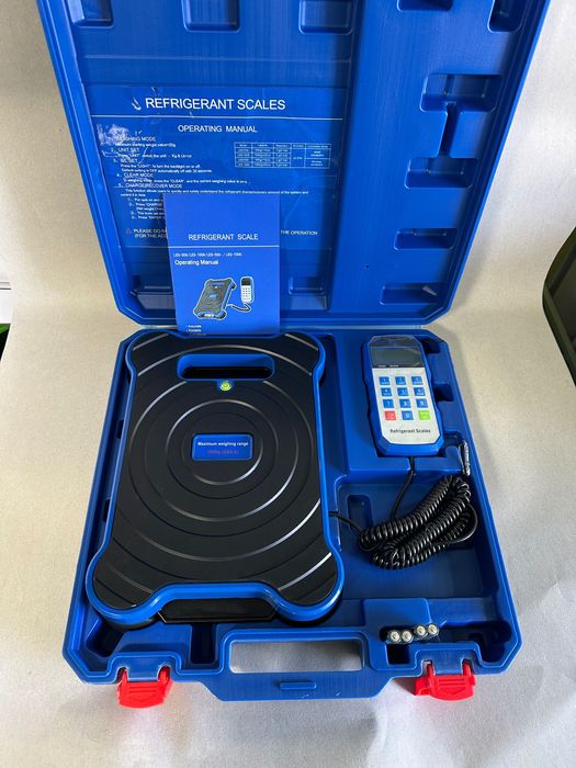 Cantar electronic freon cu electrovalva si furtune.