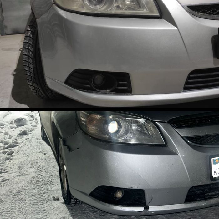 Покраска авто пайка бампера