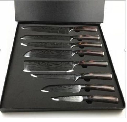 Наборы кухонных ножей.