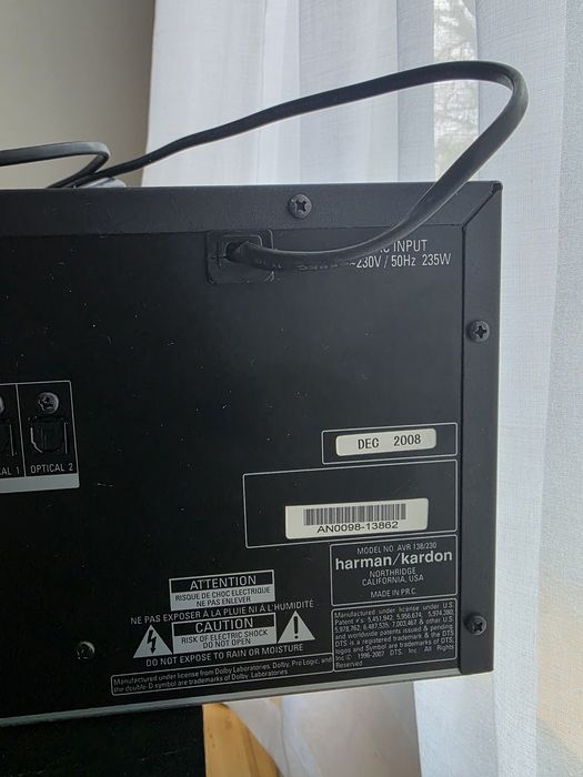 Bose Acoustimass 6 seria 3 + Harman Kardon AVR 138