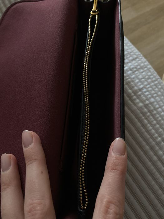 Брендовая кожаная сумка Coach