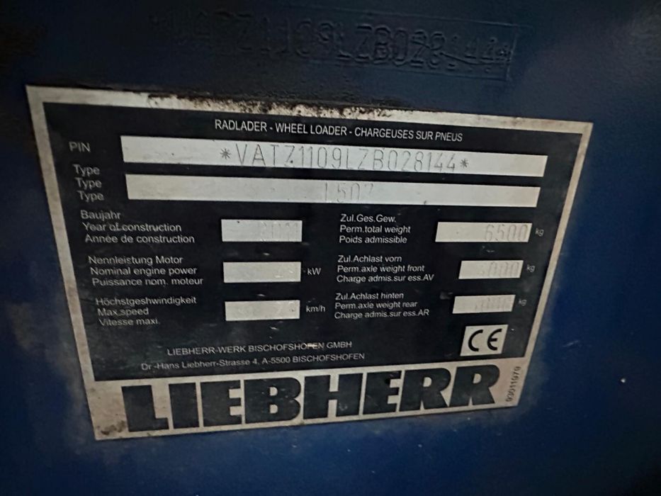 Încărcător frontal Liebherr L507 Stereo