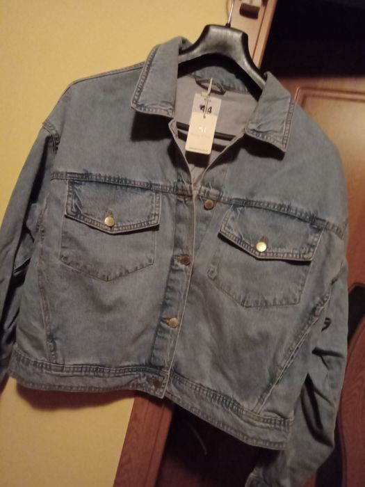 Geaca   Dama Marime 44 Albastru  Deschis Nou