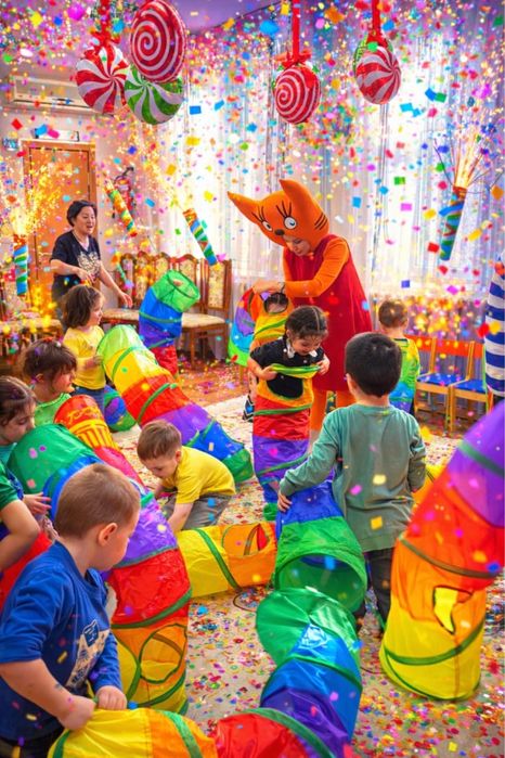 Аниматоры на любой праздник  Шоу + подарки  Рус/Қаз