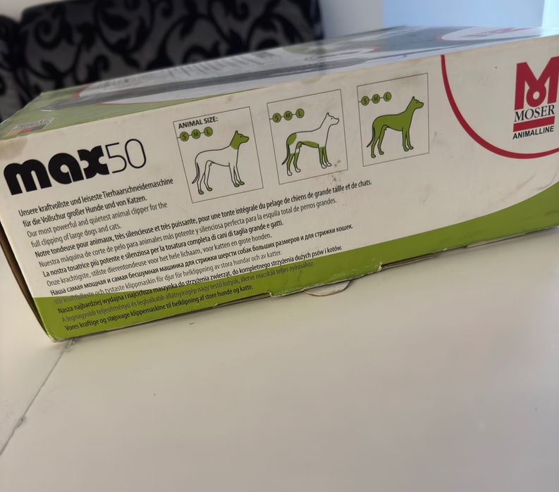 Vand aparat profesional de tuns caini si pisici Moser max50