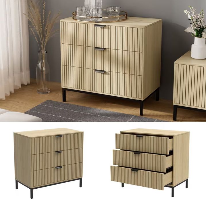 Скрин/комод MDF С 3 чекмеджета 7520