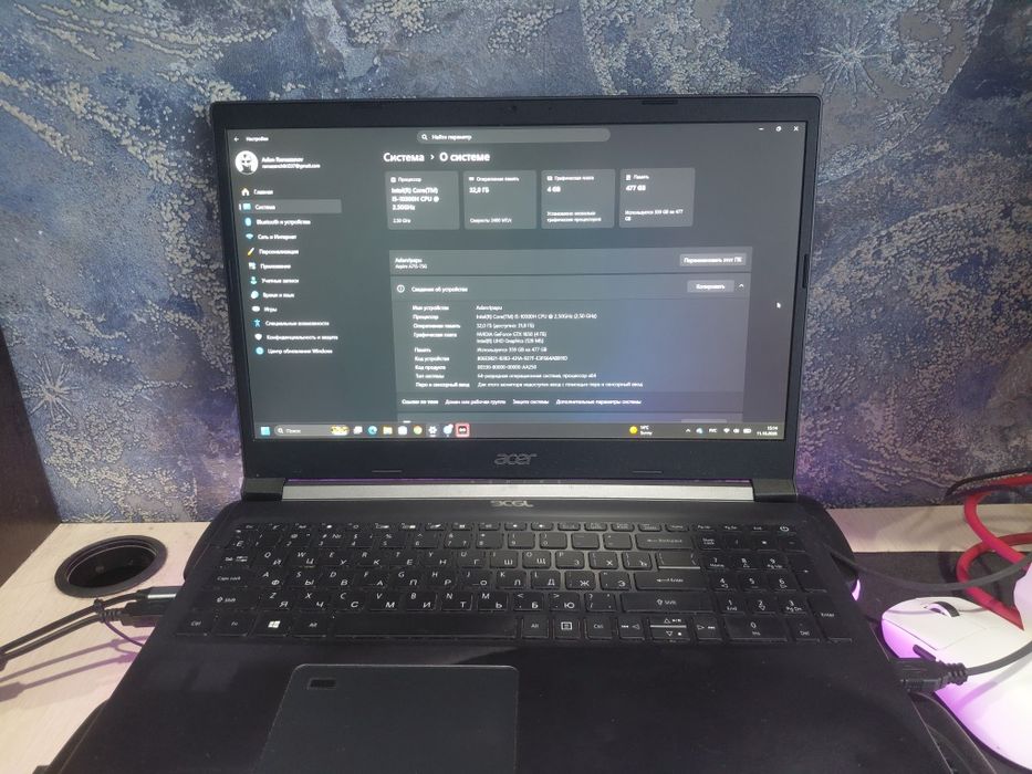 Продам ноутбук acer