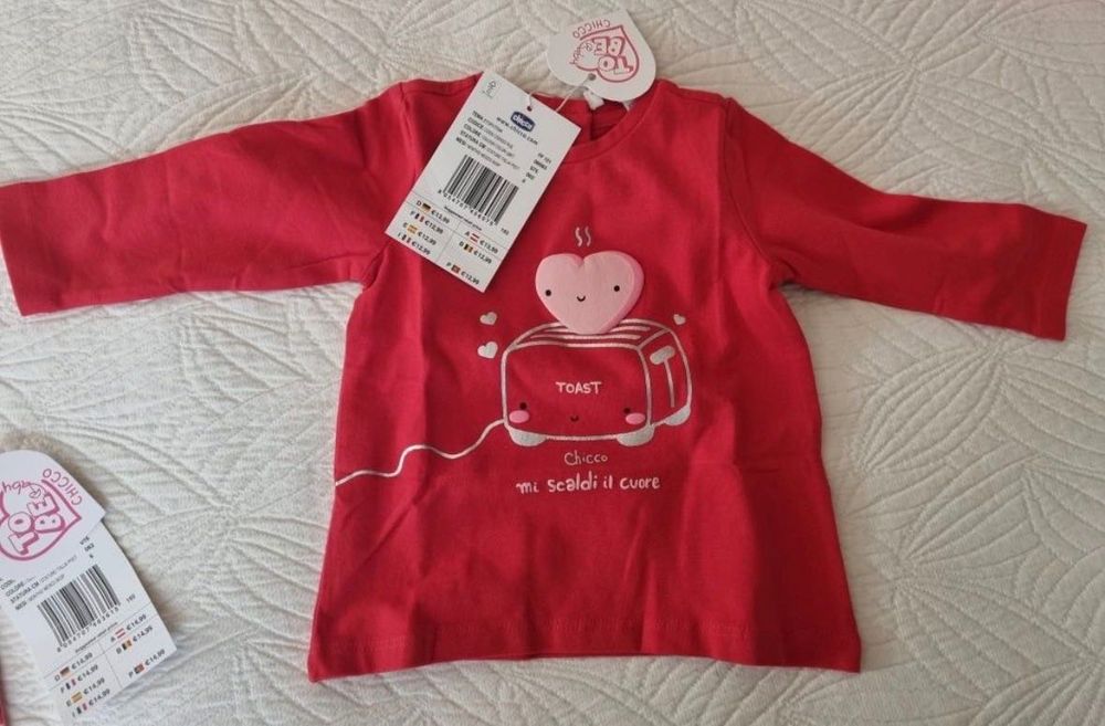 Бебешки нови дрешки за момиче Chicco 3-6 месеца, 62 см