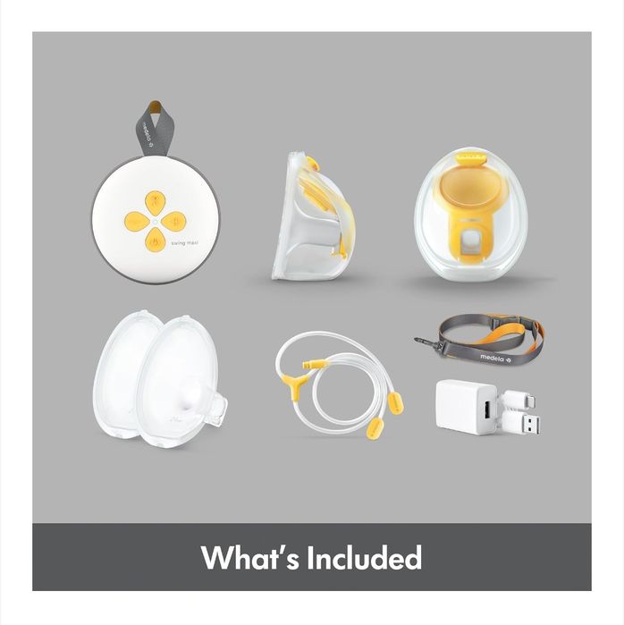 Двойна електрическа двуфазна помпа за кърма Swing Maxi Hands-Free - Medela