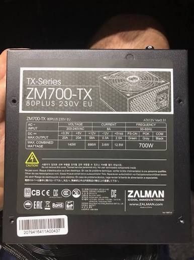 Blok pitaniya zalman 700watt