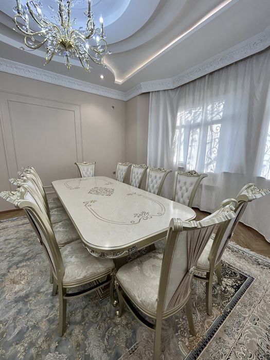 Элитный стол стул 12 кишилик