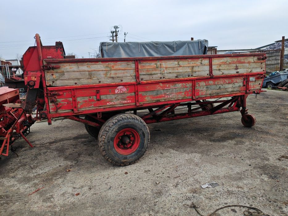 Remorcă împrăștiat gunoi MIG bălegar 4 tone