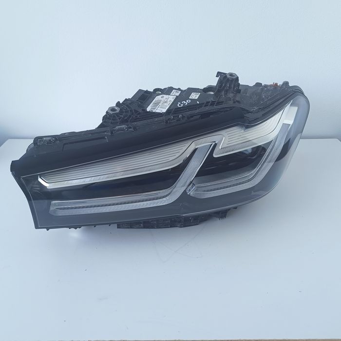 Ляв фар BMW G30 / G31 / F90 M5 LCI - фейслифт, 2020–2023, far lqv BMW G30 LCI FEIS LED