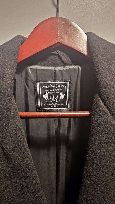 Палто Negativ черно