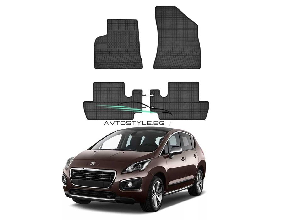 Гумени стелки за Peugeot 3008 ,2009-2016 г., Frogum - El Toro