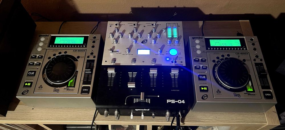 Set DJ Gemini 2x CDJ-30 + Mixer PS-04 | Playere CD DJ CD player