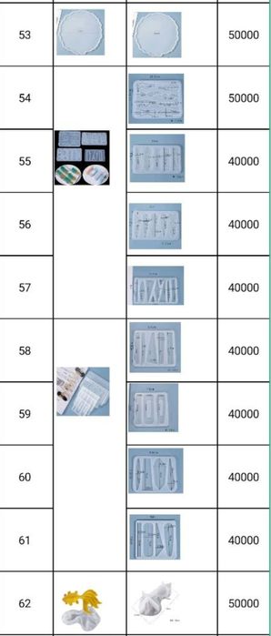 Силиконовые формы.силиконовые молды. Silikon qolip. Resin art