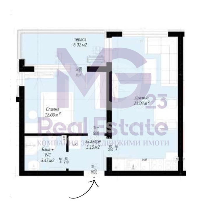 Двустаен с Акт 14 в Беломорски!