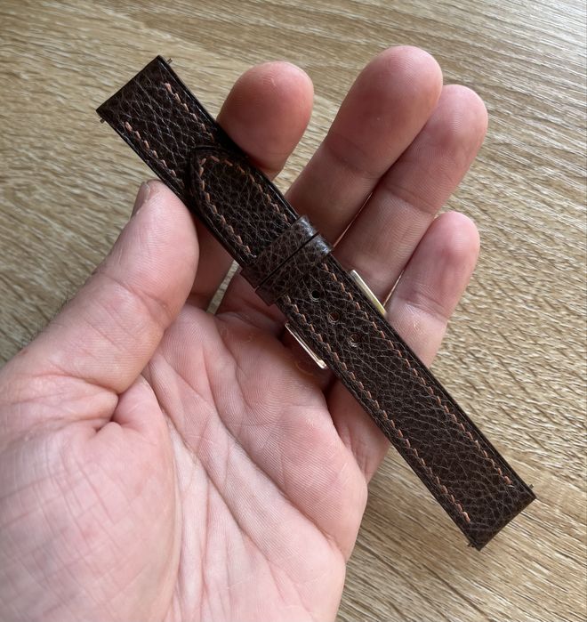 Curea pentru ceas din piele italiana de lux Dollaro lucrata manual