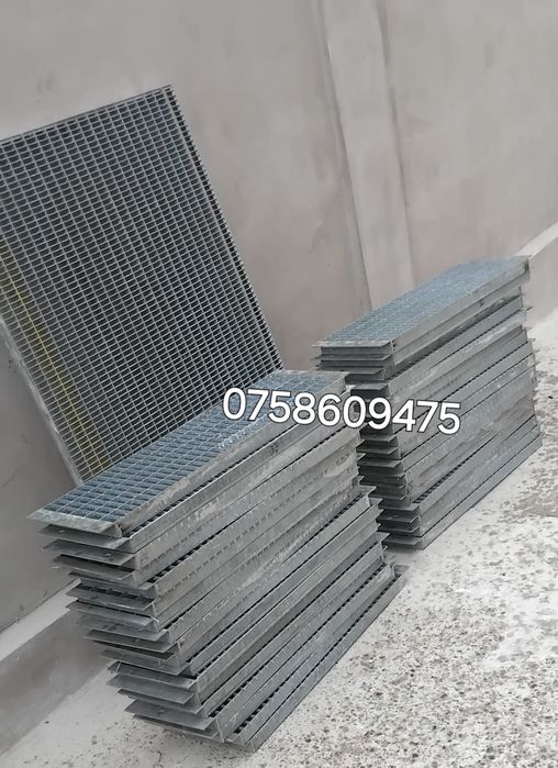 Grilaje-trepte zincate 100x120