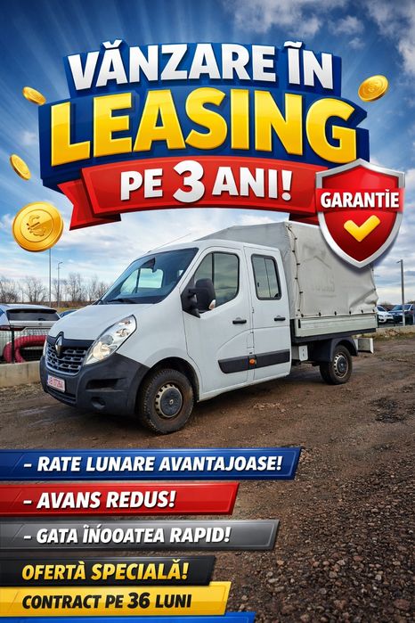 renault/iveco/cabina dubla79000 KM/leasing  4 ANI rata 360euro -garant