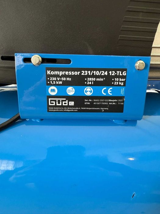 Compresor aer Güde 231/10/24