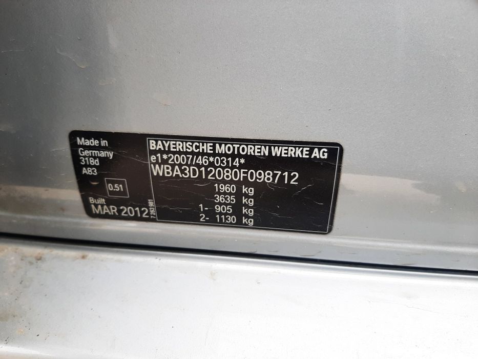 Bara spate bmw f30,f31,f34,f35