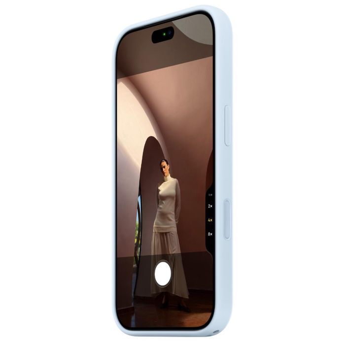Husa iPhone 18 Pro Max Apple Silicon, MagSafe Crisp Blue