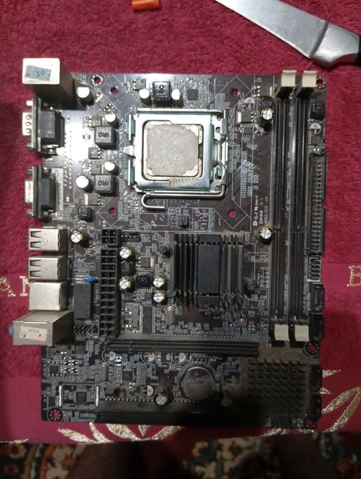 комплект материнская плата, процессор,озу, комплектующие, компьютер