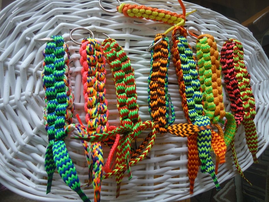 Ключодържатели 8бр текстилни фешън, унисекс