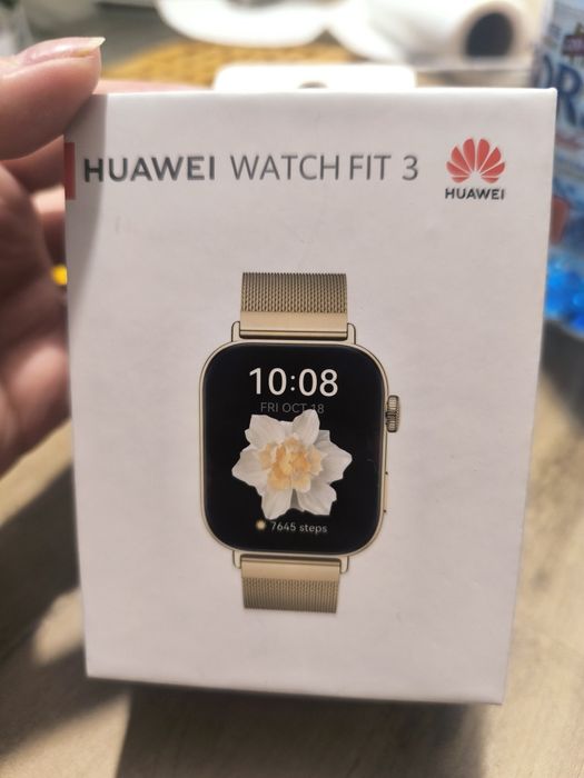Ceas Smartwatch Huawei Fit 3 Gold Milanese Strap Edition