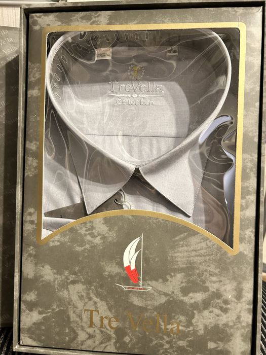 Мужская рубашка серая