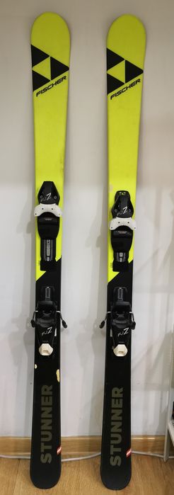 Горные лыжи твинтипы Fischer Stunner  — 141 см с креплениями