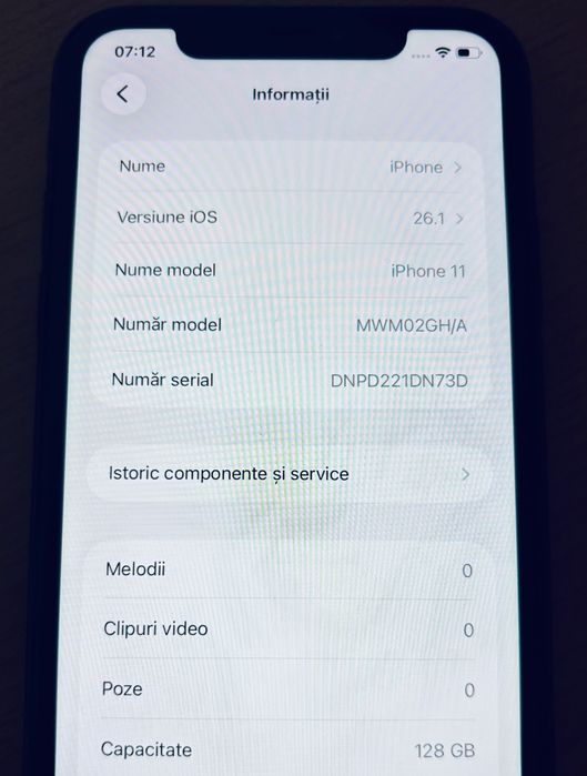 Iphone 11 Black , 128 GB