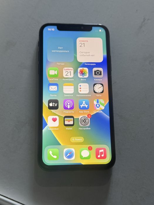 Iphone X black продам