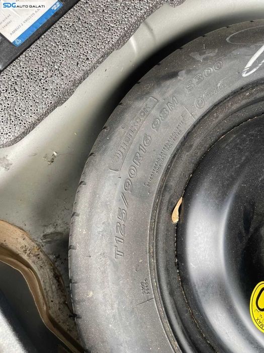 Janta Roata Rezerva Slim Tabla T 125 90 16 R16 Ford C-Max 2004 - 2010 Cod 6G92-1A479-AA [M9976]