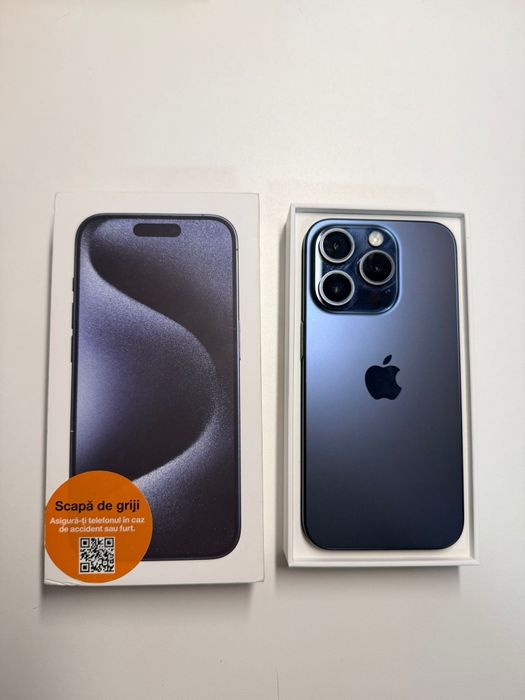 iPhone 15 Pro 256GB Blue Titanium