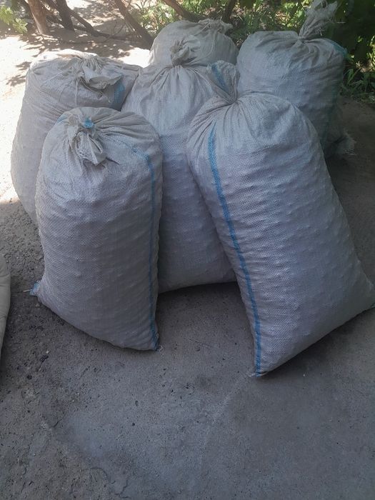 Керамзит в мешках.