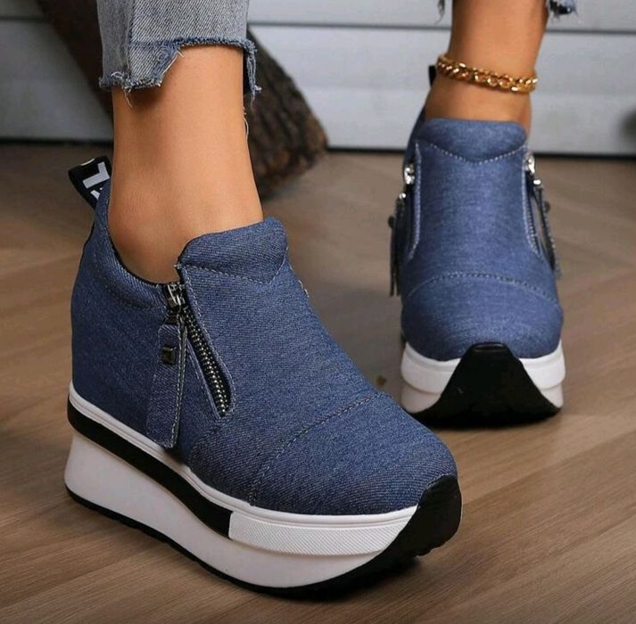 Маратонки на платформа