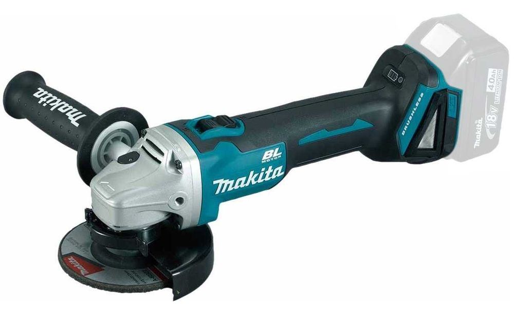 Ъглошлайф акумулаторен, безчетков, Makita DGA504Z, 18V, LXT, 125 мм